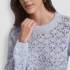 Pointelle Stitch Sweater