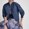 Quilted Bomber Jacket