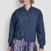 Quilted Bomber Jacket
