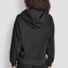 Relaxed Rhinestone Sleeve Logo Hoodie