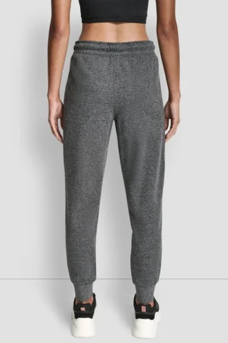 Rhinestone Logo Cuffed Jogger