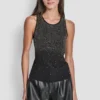Rhinestone Ombre Embellished Tank