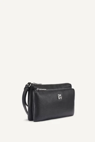 Sarah Dual Zip Pouch Wristlet