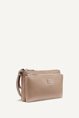 Sarah Dual Zip Pouch Wristlet