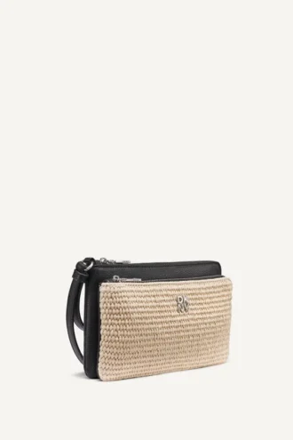 Sarah Dual Zip Pouch Wristlet