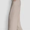 Seamed Wide Leg Pull-On Pant