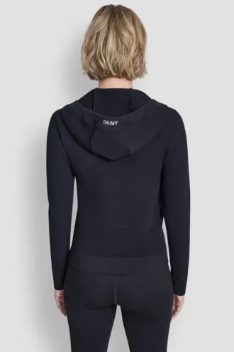 Seamless Grid Full Zip Hoodie