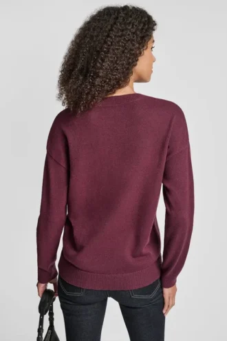 Sequin Logo Embellished Sweater