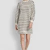 Sequin Pleated Sweatshirt Dress