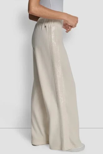 Sequin Stripe Wide Leg Pant