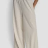 Sequin Stripe Wide Leg Pant