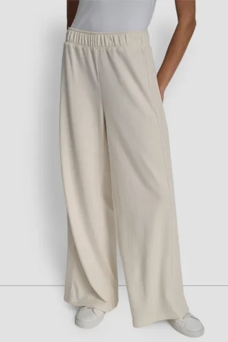 Sequin Stripe Wide Leg Pant