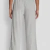 Sequin Stripe Wide Leg Pant