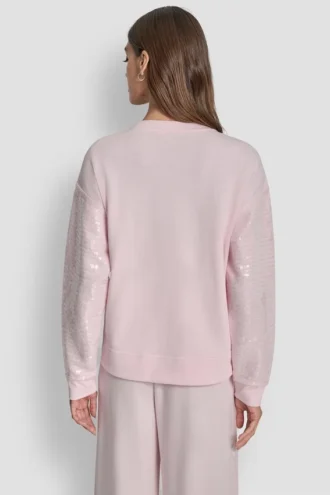 Sequins Long Sleeve Sweatshirt
