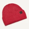 Shaker Stitch Rib Cuff Beanie