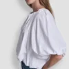 Short-Sleeve Bubble Top