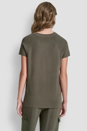 Short Sleeve Cargo Pocket Sweater