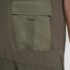 Short Sleeve Cargo Pocket Sweater