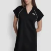Short Sleeve Logo Mini Polo Dress