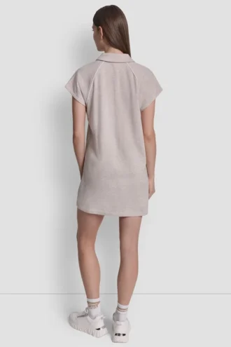 Short Sleeve Logo Mini Polo Dress