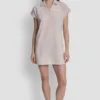 Short Sleeve Logo Mini Polo Dress