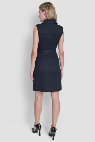 Sleeveless Blazer Dress