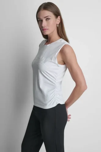 Sleeveless Logo Top