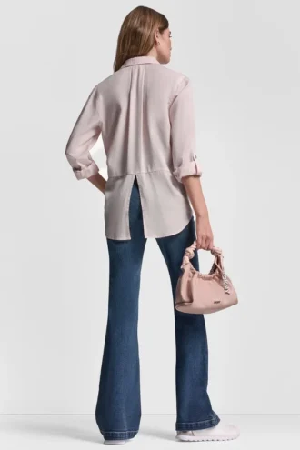 Split Back Button Front with Roll Tab