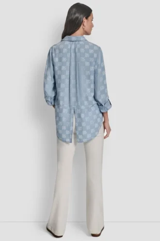 Split Back Button Front with Roll Tab