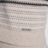 Striped Pointelle Stitch Sweater