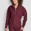 Tech Ottoman Half Zip Mock Neck Pullover