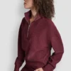 Tech Ottoman Half Zip Mock Neck Pullover