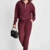 Tech Ottoman Half Zip Mock Neck Pullover