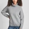 Turtle Neck Bobble Stich Sweater