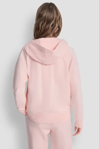 Two-Tone Logo Drawstring Hoodie