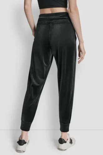 Velour Hd Embroidery Logo Slim Fit Jogger