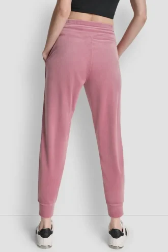 Velour Hd Embroidery Logo Slim Fit Jogger