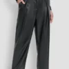 Wide Leg Pleat Front Pant