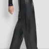 Wide Leg Pleat Front Pant