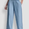 Wide Leg Pull-On Pant