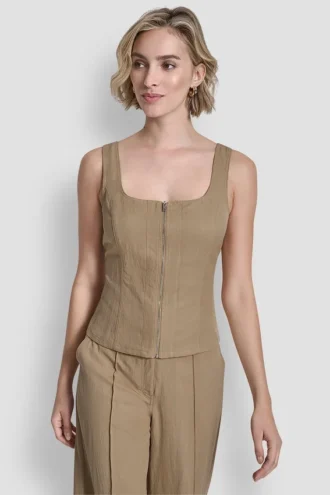 Zigzag Stitch Corest Top